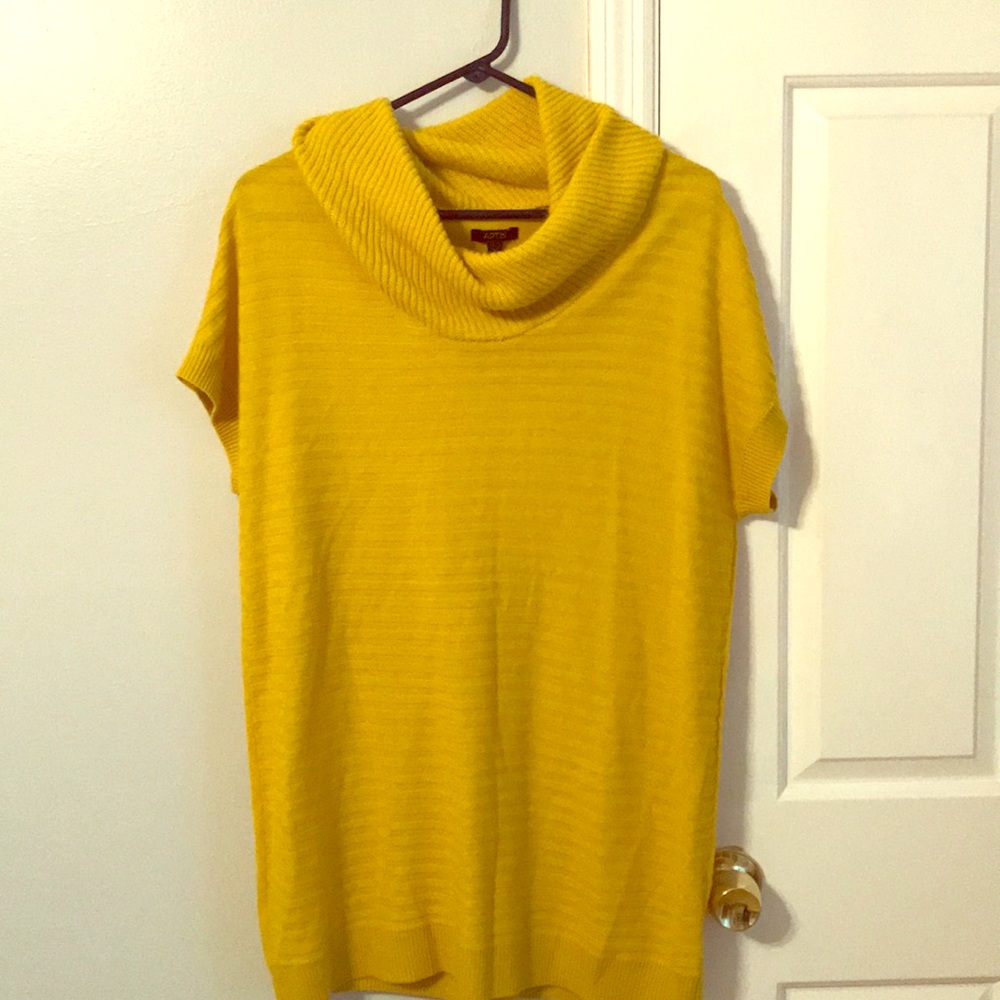 Short sleeve sweater